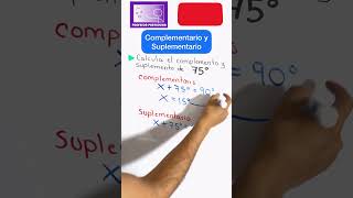 ✔️Complementario y Suplementario de un ángulo trigonometry [upl. by Assillam962]