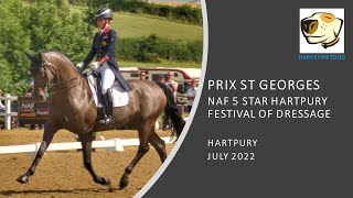 Charlotte Dujardin  Hawtins San Floriana PSG PREMIER LEAGUE DRESSAGE TEST HARTPURY 2022 [upl. by Milzie]