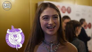 Raffey Cassidy The Killing of a Sacred Deer Tomorrowland Interview  Critics Circle Awards 2020 [upl. by Seagrave]