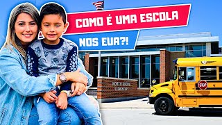 Como é uma escola pública nos EUA [upl. by Irroc]