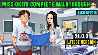 MISS OKITA FULL WALKTHROUGH  SUMMERTIME SAGA 2100 LATEST TECH UPDATE  OKITA QUEST INGREDIENTS [upl. by Atterehs]