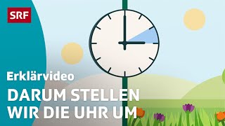 Zeitumstellung Sommer amp Winterzeit – einfach erklärt  Kindervideos  SRF Kids [upl. by Allimaj]