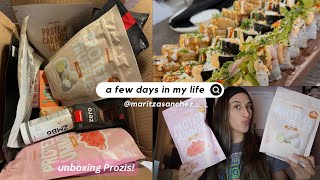 A few days in my life unboxing prozis haul [upl. by Seniag504]