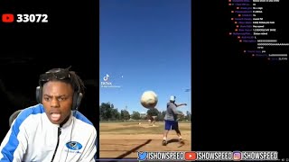 IShowSpeed Gets Jumpscare by the Baseball ⚾ [upl. by Sower]