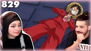 ماذا يفعل لوفي؟  ردة فعل ون بيس 829  One Piece Reaction [upl. by Macnair]