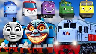 MARI BERMAIN Tebak Gambar Kereta Api Panjang Kereta Titipo Genie Tayo Rogi Chirs Max Chuggington [upl. by Attalanta830]