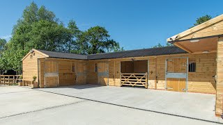 Olson Timber Buildings Stable Block Tour [upl. by Red]