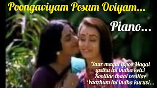 Poongaviyam Pesum Oviyam  Yaar Mahal Ippoo Mahal   Keyboard  Karpoora Mullai Movie  K Chithra [upl. by Muhan]