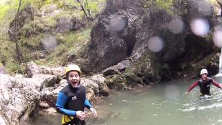 Canyoning Susec  Bovec Slovenia [upl. by Appel]