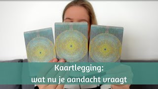 Kaartlegging wat nu je aandacht nodig heeft [upl. by Latty]