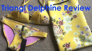 TRIANGL SWIM DELILAH quotFIORE GIALLOquot REVIEW  Lizzie Tag [upl. by Hosea]