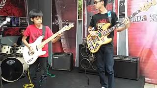 Satria The Monster  Rude Mood Cover Stevie Ray Vaughan [upl. by Ahsita]