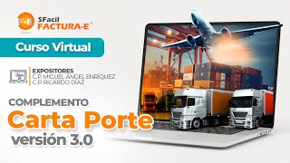 Curso virtual Complemento Carta Porte versión 30 [upl. by Kerat994]