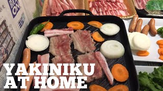 YAKINIKU DINNER AT HOME [upl. by Nnaycnan]