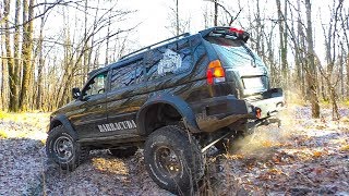 Крутой Подъем ЛуАЗ vs Toyota 4Runner vs Mitsubishi Pajero Sport offroad [upl. by Ellsworth]