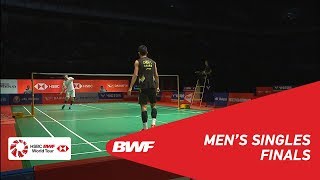 F  MS  CHEN Long CHN 3 vs SON Wan Ho KOR 4  BWF 2019 [upl. by Illac]