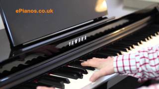 First look demo  New Yamaha Clavinova CLP525 Digital Piano [upl. by Lyrej314]