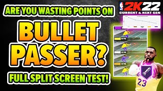 Are you wasting points on BULLET PASSER BADGE Full badge breakdown on NBA 2K22 Next Gen [upl. by Sena]