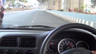 Stock Alto K10 top speed test 1  more to come [upl. by Annatnom331]