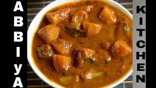 Kathirikka urulaikilangu Puli Kulambu recipe in Tamil [upl. by Inaoj]