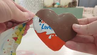 Kinder amp Love Happy New Year Chocolate Opening [upl. by Ahtiekahs]