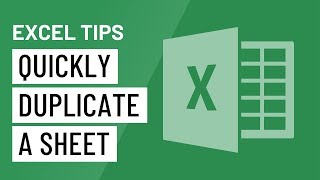 Excel Quick Tip How to Quickly Duplicate a Sheet [upl. by Boulanger]