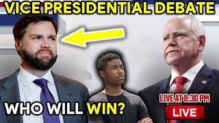 VICE PRESIDENTIAL DEBATE  Live Reaction [upl. by Drehcir224]