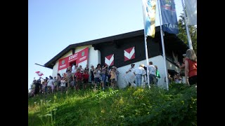 Starthaus des legenderen HahnennkammRennen auf der Streif in Kitzbühel Tirol [upl. by Augusta]