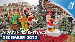 📅 A Day in Disneyland Paris December 2022 [upl. by Gregorio]