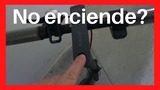 Xiaomi m365 no enciende Patinete eléctrico no arranca Como cambiar la batería del Xiaomi m365 [upl. by Mitzi]