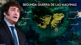 SEGUNDA GUERRA DE LAS MALVINAS simulación [upl. by Aznola184]