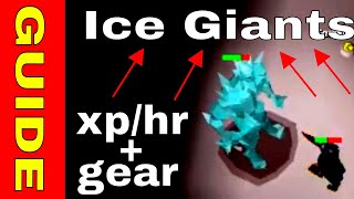 OSRS Ironman Guide to Wilderness Slayer Ice Giants Task  xphr and location [upl. by Publia]