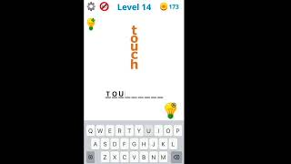 Dingbats Level 14 touch Answers and Solutions [upl. by Braeunig]