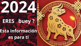 2024 PREDICCIONES PARA EL SIGNO DEL BUEY [upl. by Keefe]