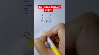 How to divide fractions [upl. by Idolah]