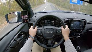 2025 Isuzu DMax 19d 164 hp AT6 4WD POV Test Drive [upl. by Rairb]