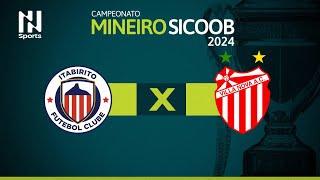 Campeonato Mineiro 2024 Itabirito x Villa Nova  2ª Rodada [upl. by Raynell]