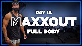 MAXXOUT Dumbbell Workout Program  DAY 14 FULL BODY WORKOUT [upl. by Vince]