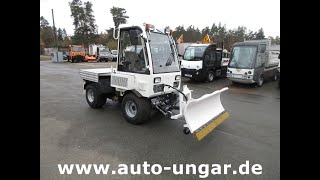 Holder C240 Schneeschild Allrad 4x4 Heckzapfwelle Knicklenkung Kommunalfahrzeug wwwautoungarde [upl. by Retxed605]