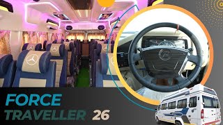 Force tempo traveller 4020 26seater modified [upl. by Fons158]