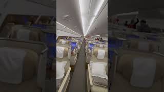 Boarding A380 upper deck for Emirates flight GRU to DXB businessclass travel a380 emirates rates [upl. by Zantos472]