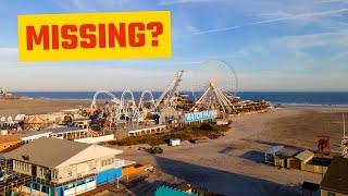 Whats Missing Here  Wildwood Boardwalk Drone Tour Fall 2023 [upl. by Dena]