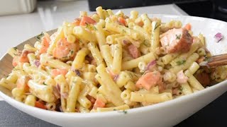 Quick amp delicious Macaroni Salad  Salade de Macaroni ever  Ndudu by Fafa [upl. by Danialah]