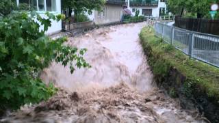 Hochwasser Steiermark Pyhrnbach und Enns 02062013 0800 [upl. by Aitnahc]