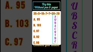 Improve your calculating speed maths quickmaths mathstricks [upl. by Noyek]