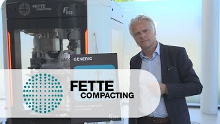 Continuous Manufacturing reinvented  presentation of the new FE CPS  Fette Compacting [upl. by Gabby]