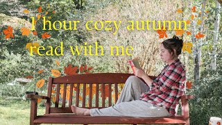 Cozy autumn read with me  1 hour of reading with cozy autumn music [upl. by Ahsinawt910]