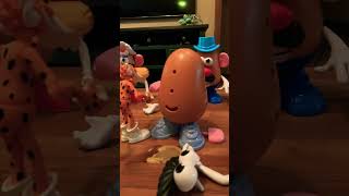 Chester cheetah Cheetos Meets Mr Potato Head Stop Motion [upl. by Anaik]