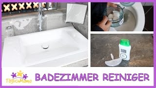 DIY BADEZIMMERREINIGER  natürlich amp günstig  Täglich Mama [upl. by Giverin]