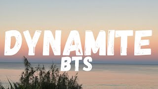 BTS  Dynamite Lyrics [upl. by Anaiviv626]